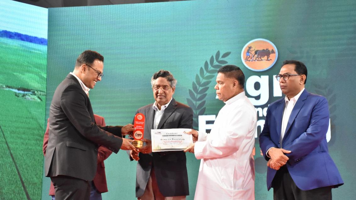 Syngenta Bangladesh has been Recognized as the Best Company in Sustainable Agriculture.